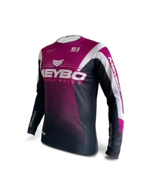 Meybo Race Jersey V6 SlimFit Purple/White